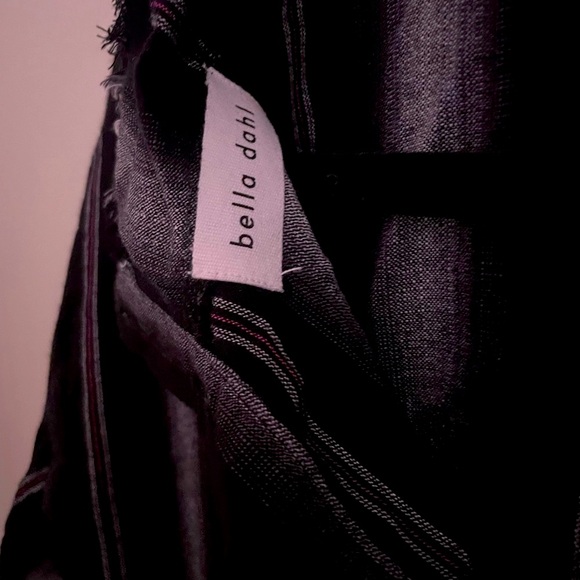 Bella Dahl Black Striped Button Down Shirt - Picture 9 of 15